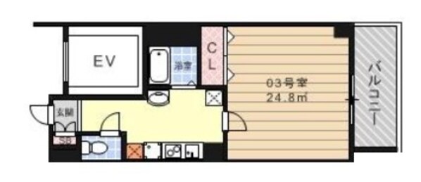 ミーネ新町弐番館の物件間取画像